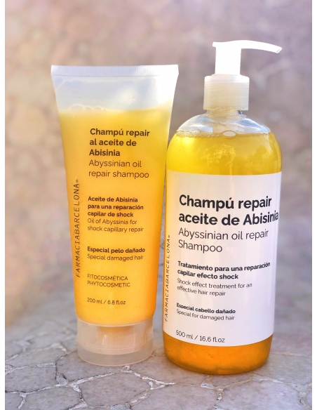 Xampú repair a l'oli d'Abisinia