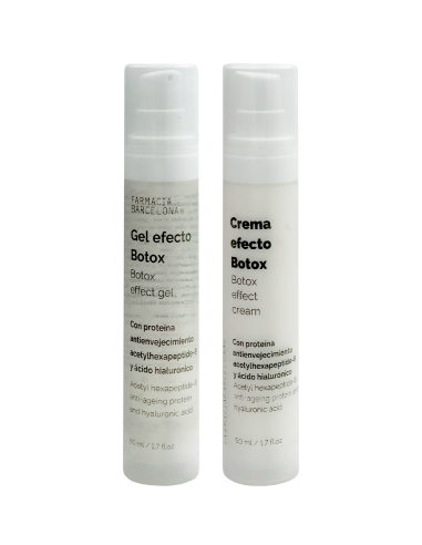 Botox effect gel serum and Botox effect cream pack